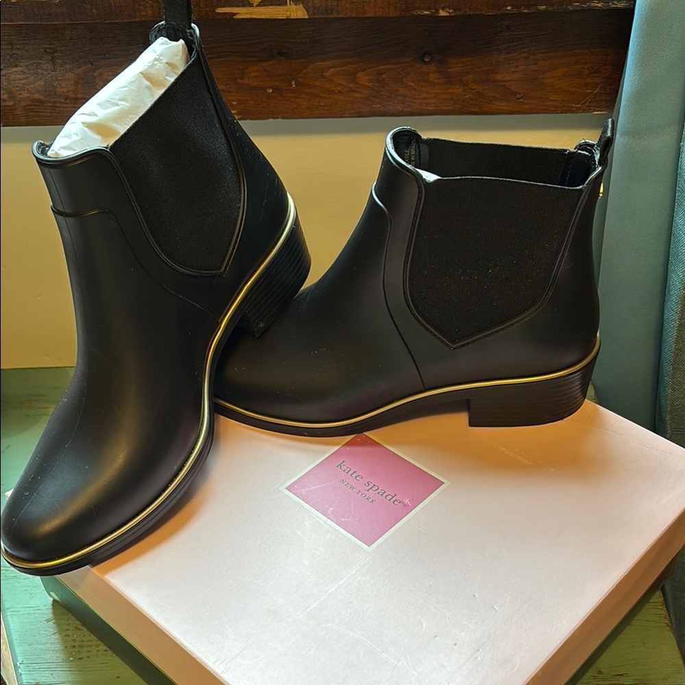Kate Spade Suzanne Rainboot - rubber Chelsea boot